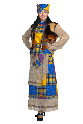 1101-44 Баба Яга взр. (Пр.-бархат)  р.44 1101