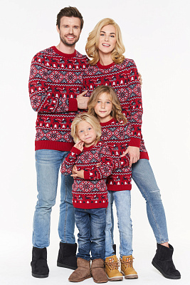 Свитер мужской новогодний с оленями