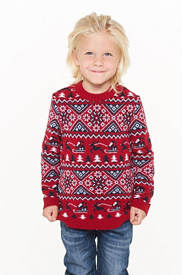 Свитер новогодний для мальчика и девочки