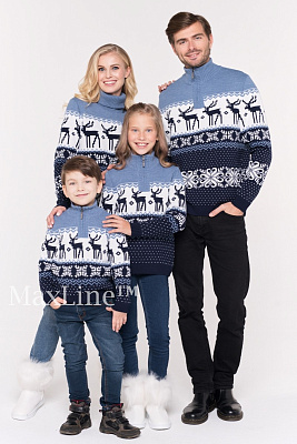 Свитер мужской с оленями