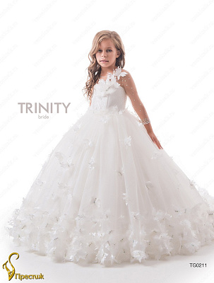 TG0211_28 Свадебное длинное платье со шлейфом