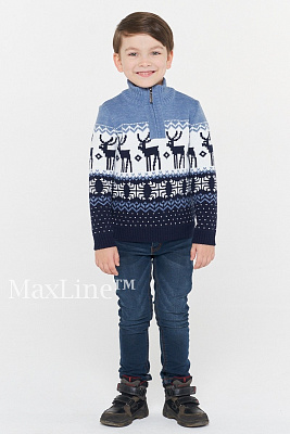 Джемпер детский с оленями