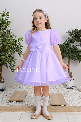 Фонарик сирень горошек