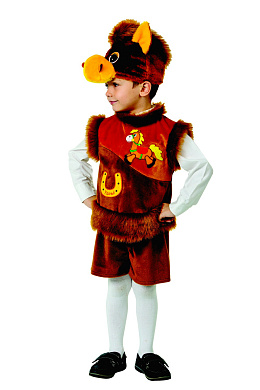 256-28 Коник Маратик (Плюшевая сказка) мех плюш р.28