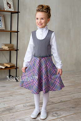 Школьный сарафан для девочки Кувшинка