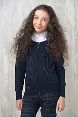 Жакет школьный синий для девочки 7060/1340