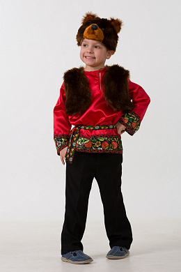 5005-26 Мишка Захарка ( сатин) р.26 5005