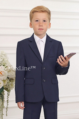 Пиджак школьный для подростка Modern синий Гранд2