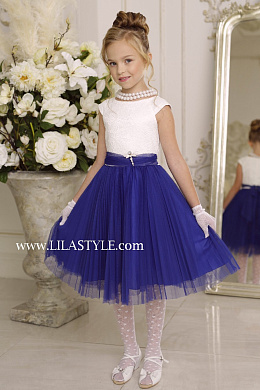 Марсия белый/василек 