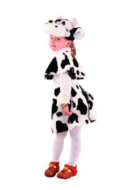 149-2-28 Коровка черно-бел. (мех) р.28 149-2