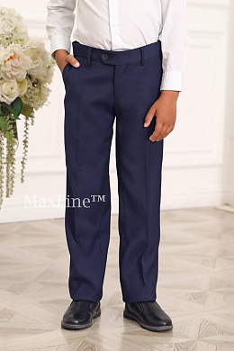 Брюки школьные для мальчика New style синий Гранд2