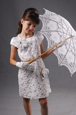 Платье Леонора молочный мусс