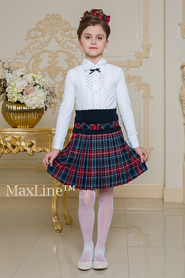 Юбка школьная для девочки Лентяйка