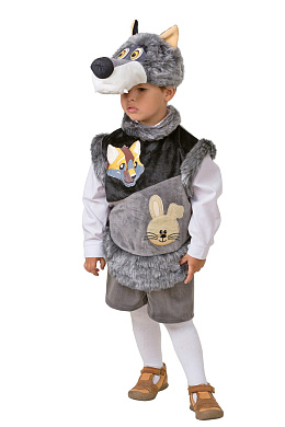 267-28 Волчонок Зубастик (плюш) р.28 267