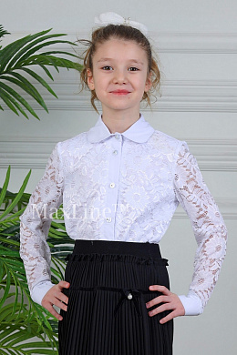 Школьная женская блузка оптом