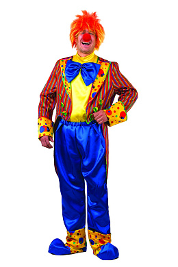 6007-50 Клоун Кеша красный текстиль (д/взр) р. 50 6007