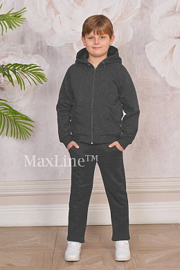 Костюм спортивный серый Олимпиада для мальчика и девочки