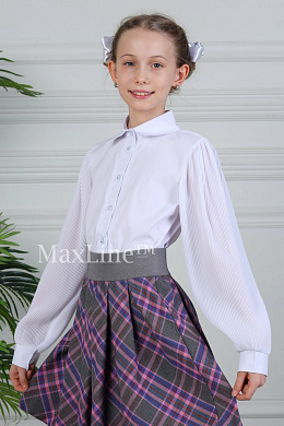 Школьная женская блузка оптом