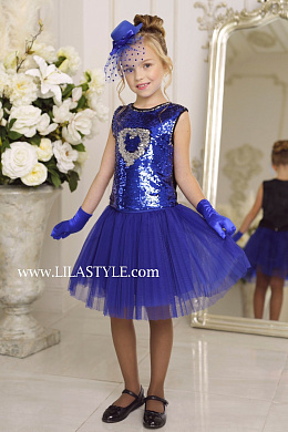 Юбка Флер василек 