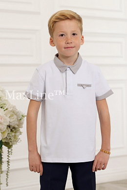 Поло для мальчика с коротким рукавом
