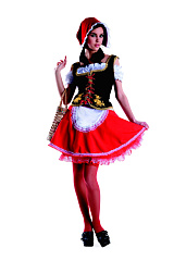 1106-44 Красная шап. взр. (Пр.-бархат)р.44 1106