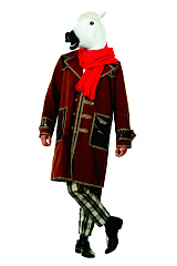 1135-1-48-50 Конь в пальто белый (д/взр.) р.48-50 1135-1