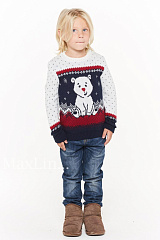 Свитер детский с мишкой 92-122 см