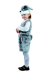 107-28 Заяц серый (мех) р.28 107