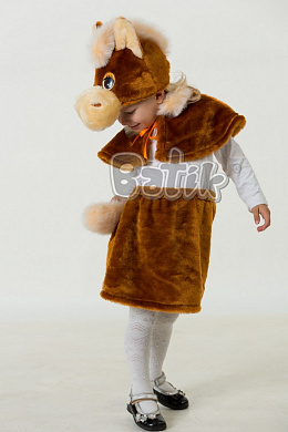 128-28 Лошадка (Батик. Мех) мех р.28