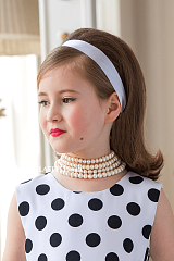 Лента атласная 50 см белая