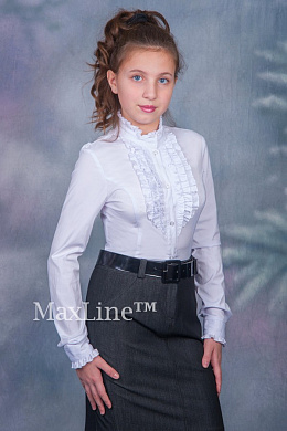 Школьная подростковая блузка Лолита