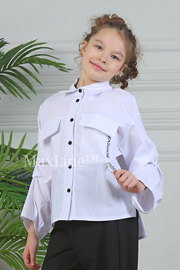 Школьная женская блузка оптом