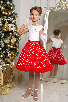 Элли красный/белый