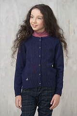 Жакет школьный синий для девочки 10030