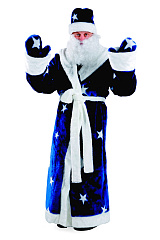 145-2-54-56 Дед Мороз взр. мех син.р.54-56 145-2