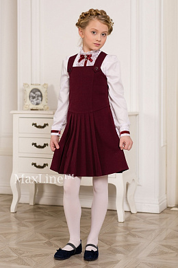 Сарафан школьный бордовый Старт